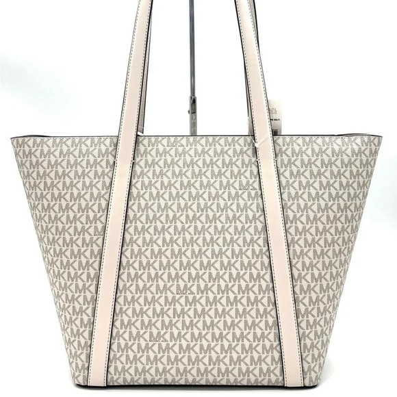 Michael Kors Pratt Large Signature Logo
Tote Bag Light Cream Multi - Picture 7 of 11